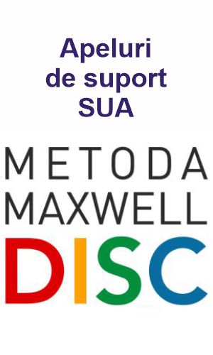 Metoda Maxwell DISC - Apeluri Suport SUA
